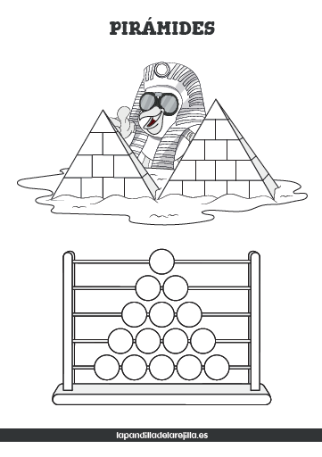 Plantilla de Pirámide Numérica