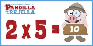 dibujo tabla de multiplicar