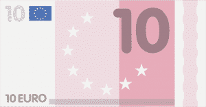 Dibujo Billete 10 Euros