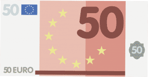 Dibujo Billete 50 Euros