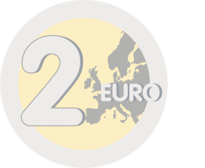 Dibujo Moneda 2 Euros