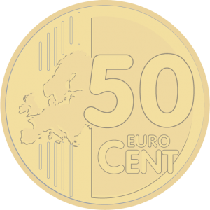 Dibujo Moneda 50 Centimos